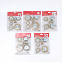 Wire Brush Set for Rotary Tools - Cleaning, Rust Removal, Deburring, Polishing