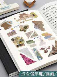 Square Partner A5/B5 Kraft Paper Notebooks, Blank Pages, Soft Cover, for Students and Office
