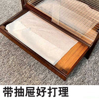 Thickened Drawer-Style Brooder Box for Poultry and Parrots, Pet House with Heating Options
