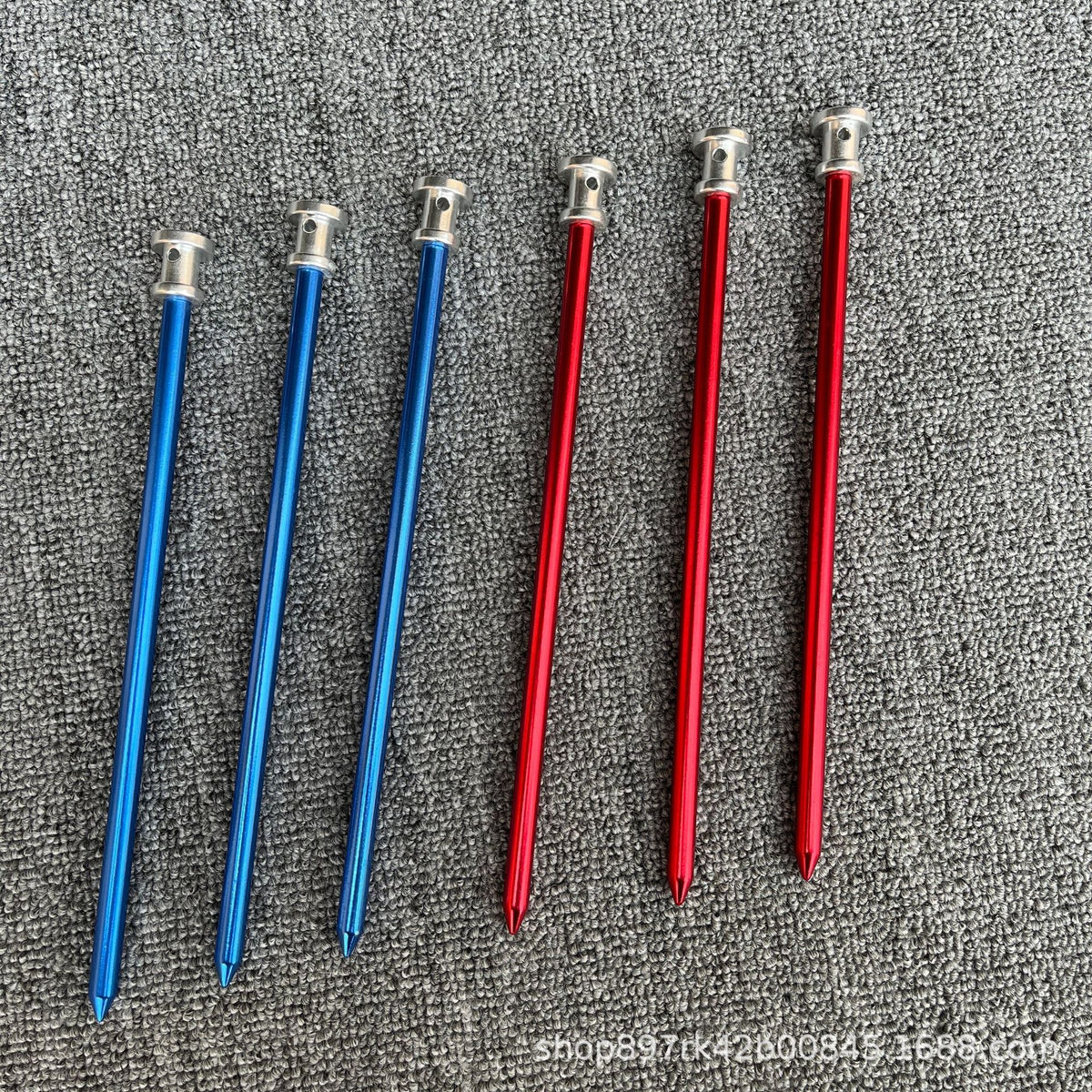 Portable Outdoor Camping Tent Stakes Heavy Duty Windproof Ground Pegs 23cm