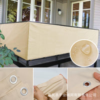 Oxford Cloth Balcony Privacy Screen Fence Cover for Patio Deck