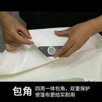 Heavy-Duty PVC Coated Tarpaulin Waterproof Sunshade Rainproof Tent Fabric
