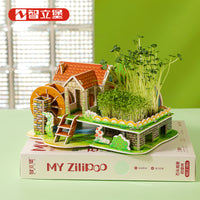 3D Paper House Puzzle DIY Kit for Kids - Educational Craft Toy