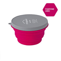 Msquare Outdoor Portable Collapsible Silicone Bowl and Cup Set for Camping and Travel