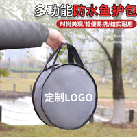 Outdoor Round Grill Fire Pit Storage Bag Tent Fishing Guard Sunshade Plate