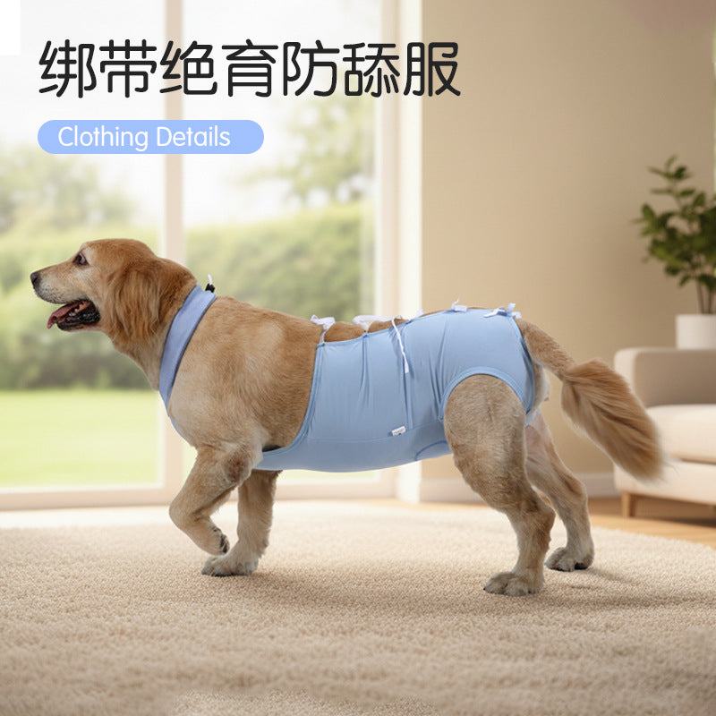 Pet Recovery Suit for Dogs, Breathable Post-Surgery Protective Vest to Prevent Licking