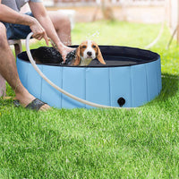 Foldable PVC Pet Bathing Pool for Dogs and Cats, Portable Outdoor Kiddie Pool