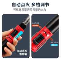 12-in-1 Portable Gas Soldering Iron Kit Cordless Butane Torch Adjustable Temperature Welding Tool Set