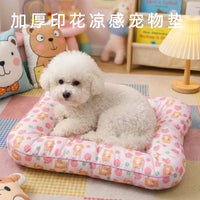 Waterproof Pet Cooling Mat for Dogs and Cats, All-Season Durable Digital Print Pet Bed