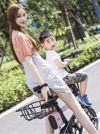 Quick Release Metal Bicycle Basket for Front or Rear Mounting on Electric Bikes and Scooters
