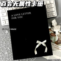 A5 4-Pocket Lily Butterfly Binder for Kpop Photocards and Collectibles