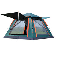 Automatic Pop-Up 3-4 Person Beach Camping Tent, Waterproof Folding Outdoor Shelter