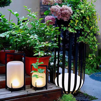 Solar Outdoor Lantern Portable Garden Patio Camping Waterproof Lawn Light