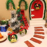 Miniature Christmas Tree Dollhouse Decoration