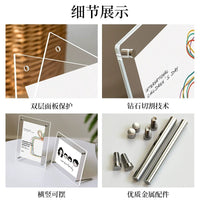 Acrylic A4/A5 Certificate Photo Frame with Stand or Wall Mount