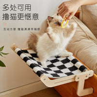 Cat Hammock Bed for Window Sill or Bedside, Hanging Pet Perch