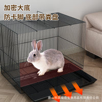 Foldable Indoor Rabbit Cage with Toilet for Guinea Pigs, Hamsters, and Dwarf Rabbits