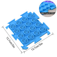 Kids Sensory Integration Silicone Acupressure Mat for Balance Training and Exercise