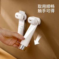 Fasola Wall-Mounted Toothpaste Squeezer Dispenser for Home Use, Punch-Free Facial Cleanser Clip