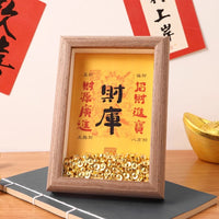 Prosperity New Year Photo Frame Ornament Housewarming Desktop Decor Living Room Spring Festival Lucky Atmosphere Arrangement
