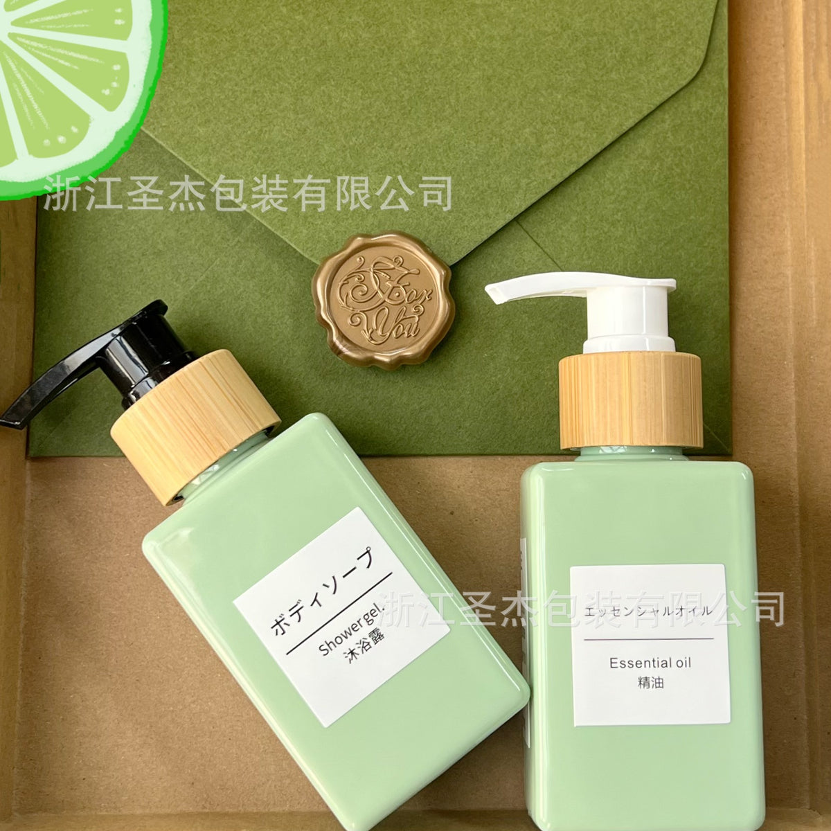 100ml Flat Square PET Lotion Dispenser Bottle with Bamboo Pump for Skincare and Hand Sanitizer