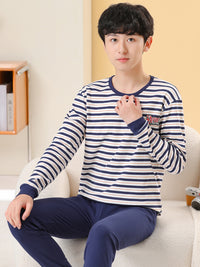 Kids' Thermal Underwear Set, Pure Cotton Pajamas for Boys and Girls, Autumn/Winter Base Layer