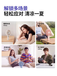 SOLE Handheld Portable USB Fan - Quiet, Strong Airflow for Desk, Travel, Dorm, Office, Outdoor, Camping