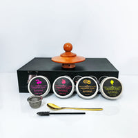 Cocktail Smoker Kit with Wood Lid for Drinks and Food