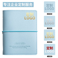 A8 Macaron Binder Notebook with Strap, Portable Creative Diary for Business & Office