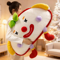 Cute Clown Plush Toy Pillow for Bed and Sofa