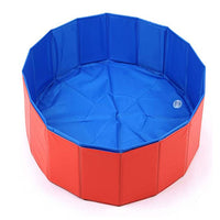 Foldable PVC Pet Swimming Pool for Dogs and Cats, Portable Bathing Tub