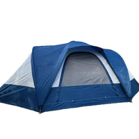 8-Person Outdoor Camping Tent with Two Rooms and One Hall, Easy Setup, Ventilated, Durable