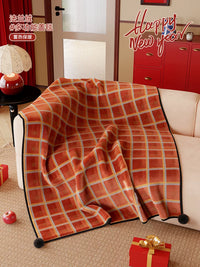Summer Flannel Blanket Office Nap Shawl Air Conditioning Sofa Blanket 2026 New Children's Small Cover Blanket