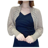 Women's Pineapple Knit Hollow Out Shawl Sun Protection Arm Sleeves Thin Breathable Neck Guard Vest