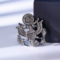 Vintage INS Style Metal Brooch Pin for Backpacks and Apparel Decoration