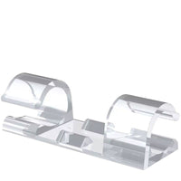 Self-Adhesive Cable Clips for Desk and Wall Organization, No-Drill Wire Management Holders