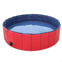 Foldable PVC Pet Swimming Pool for Dogs and Cats, Portable Bathing Tub