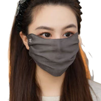 Women's Breathable UV Protection Face Mask with Eye Shields for Summer
