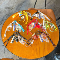 Acrylic Sports Keychain with Hand-Woven Rope, Backpack Charm, Creative Gift