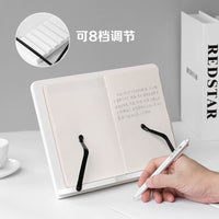 Adjustable Book Reading Stand for Desk, Portable Document Holder for Laptops and Textbooks