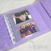 INS Plush Bowknot Magnetic Photo Card Holder Album