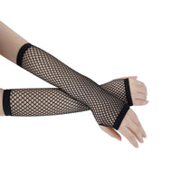 Women's Fingerless Fishnet Sun Protection Arm Sleeves