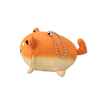Cute Cartoon Toast Bread Dog Plush Keychain for Bags