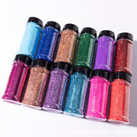 Bottled Glitter Powder for Nail Art, Resin Crafts, and Slime - Various Colors