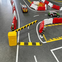 Miniature Traffic Barrier Model Set for Road Scene Simulation