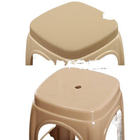 Thickened Plastic Stool for Adults, Square Dining Table Stool, Portable High Stool