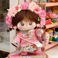 20cm Cotton Doll Clothes Cute Jumpsuit Outfit for Idol Plushies