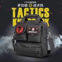 Outdoor Camping Fishing Lure Waterproof Crossbody Bag Multifunctional Shoulder Bag Fishing Tackle Rod Storage Bag