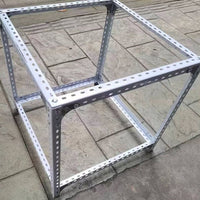Multi-Purpose Angle Steel Pet Cage Rack - Customizable Storage Shelf for Birds, Rabbits, Chickens