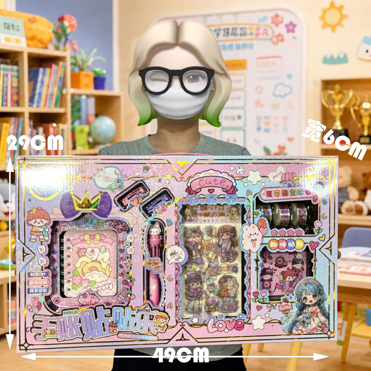DIY Sticker Journal & Stationery Set for Kids